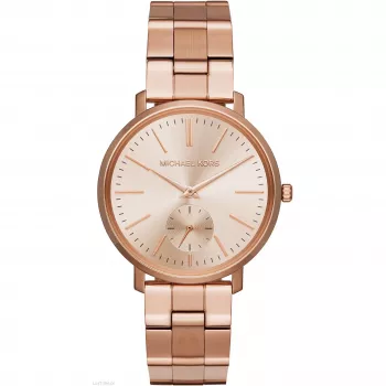 Michael Kors MK3501 Moteriškas Rožinio Aukso Spalvos Nerūdijančio Plieno Laikrodis 38mm