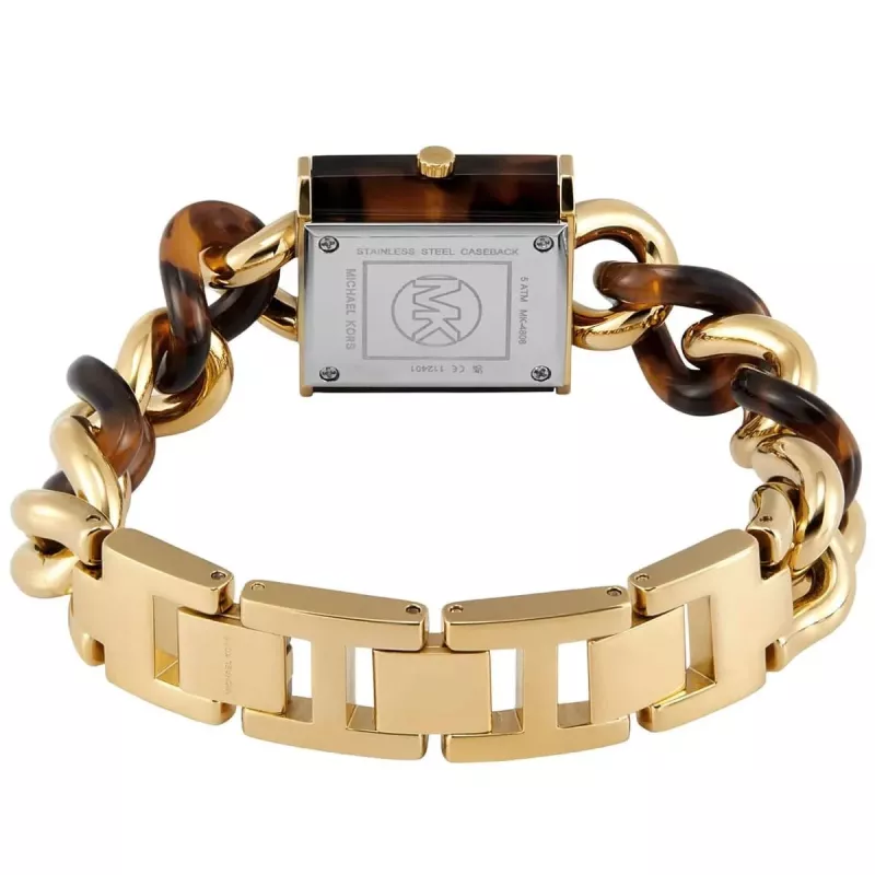 Michael Kors MK4808 Moteriškas Laikrodis Auksinio Atspalvio Nerūdijančio Plieno 25mm
