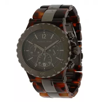 Michael Kors MK5501 vyriškas chronografo laikrodis, 43 mm, rožinio aukso spalvos nerūdijantis plienas
