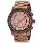 Michael Kors MK5543 Moteriškas Rožinio Aukso Spalvos Nerūdijančio Plieno Chronografinis Laikrodis 43mm