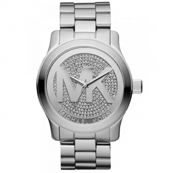 Michael Kors MK5544 Moteriškas Chronografo Kvarco Laikrodis 45mm Rožinio Aukso Nerūdijantis Plienas