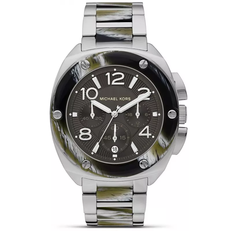Vyriškas laikrodis Michael Kors MK5595 44mm nerūdijančio plieno chronografas rožinio aukso spalvos