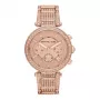 Michael Kors MK5663 Moteriškas Rožinio Aukso Spalvos Nerūdijančio Plieno Chronografinis Laikrodis 39mm