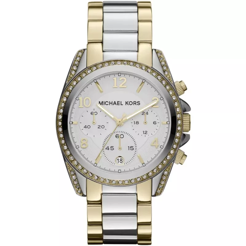 Michael Kors MK5685 Moteriškas Rožinio Aukso Nerūdijančio Plieno Chronografinis Laikrodis 39mm
