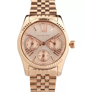 Michael Kors MK5809 Moteriškas Rožinio Aukso Spalvos Nerūdijančio Plieno Laikrodis 33mm