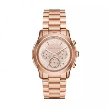 Michael Kors MK6275 Moteriškas Rožinio Aukso Spalvos Nerūdijančio Plieno Chronografinis Laikrodis 39mm