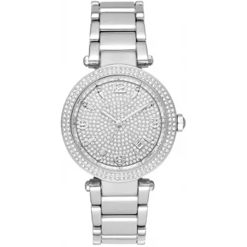 Michael Kors MK6509 Pyper moteriškas laikrodis iš rožinio aukso spalvos nerūdijančio plieno, 38 mm