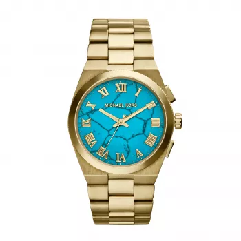 Michael Kors Parker Mini moteriškas laikrodis iš rožinio aukso spalvos nerūdijančio plieno MK5894