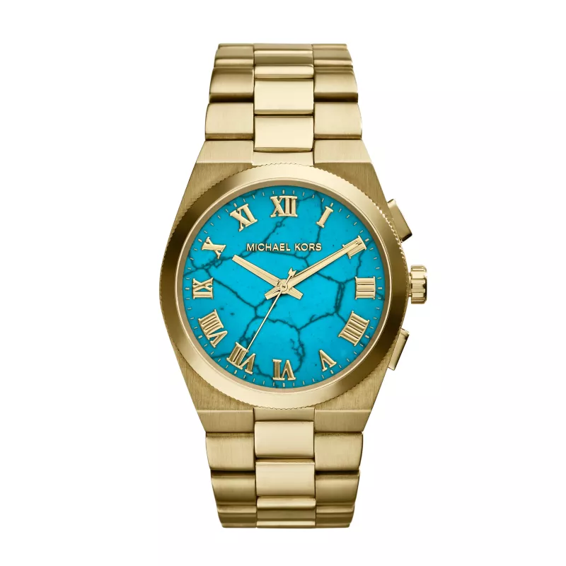Michael Kors Parker Mini moteriškas laikrodis iš rožinio aukso spalvos nerūdijančio plieno MK5894