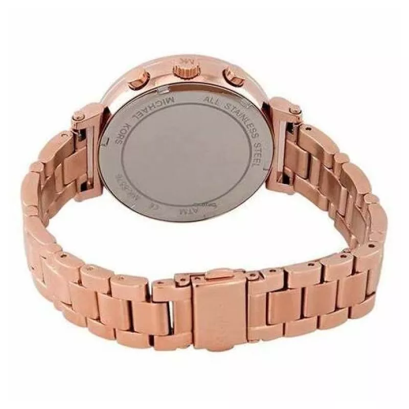 Michael Kors Pyper moteriškas laikrodis iš rožinio aukso tono nerūdijančio plieno MK6576