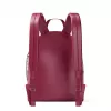 Michael Kors Rhea Medium Backpack Dark Berry Saffiano Leather Gold-Tone Hardware