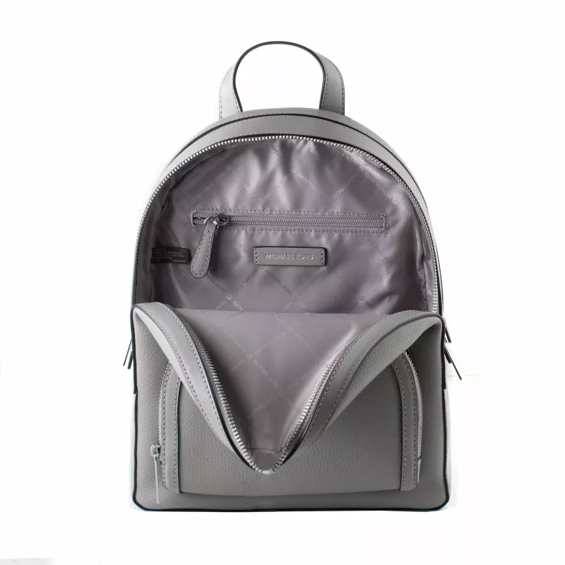 Michael Kors Rhea Women's Backpack 28x23x10 cm Pearl Grey Saffiano Leather