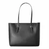 Michael Kors Sullivan moteriškas tote krepšys - Saffiano oda, juoda, 34x27x11 cm