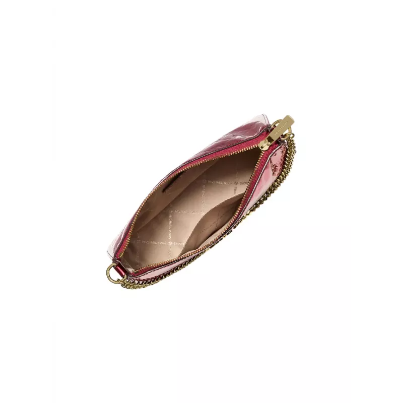 MICHAEL KORS Moteriškas krepšių rinkinys 35F5GGZD6OCHE - Signature dengtas drobinis petnešinis krepšys su derančia pinigine (24x15x8 cm)