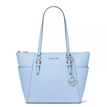 Michael Kors moteriškas Cece Saffiano odos peties krepšys Pale Gold 25x28x11 cm