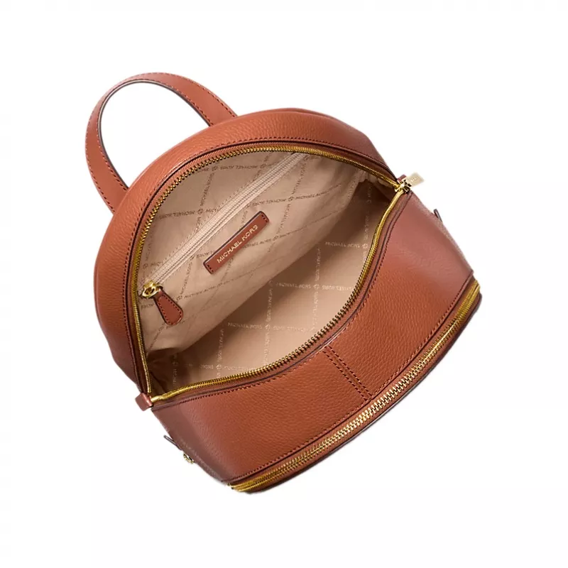 Michael Kors Women's Grab Mini Backpack 35S5GRAB2LLUG Saffiano Leather Gold-Tone Hardware