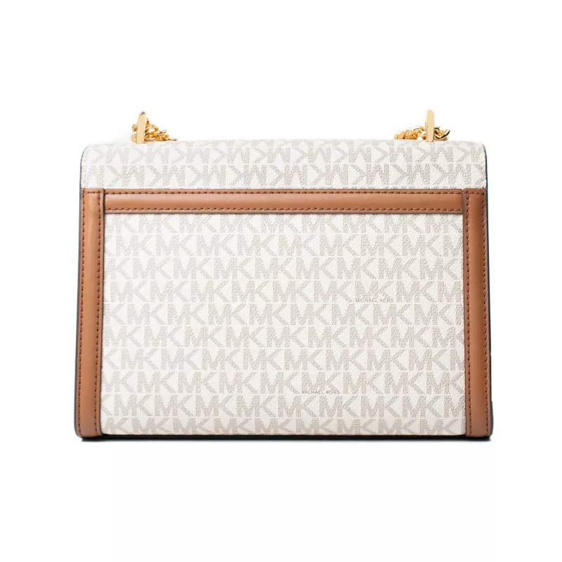 MICHAEL KORS Moteriškas Gwen Crossbody Krepšys 35S5GWHL8BVAN Vanilla, 24x18x8 cm