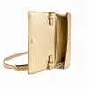 Michael Kors Women's Jet Set Charm Crossbody Bag, Signature Logo Canvas, Gold-Tone Hardware