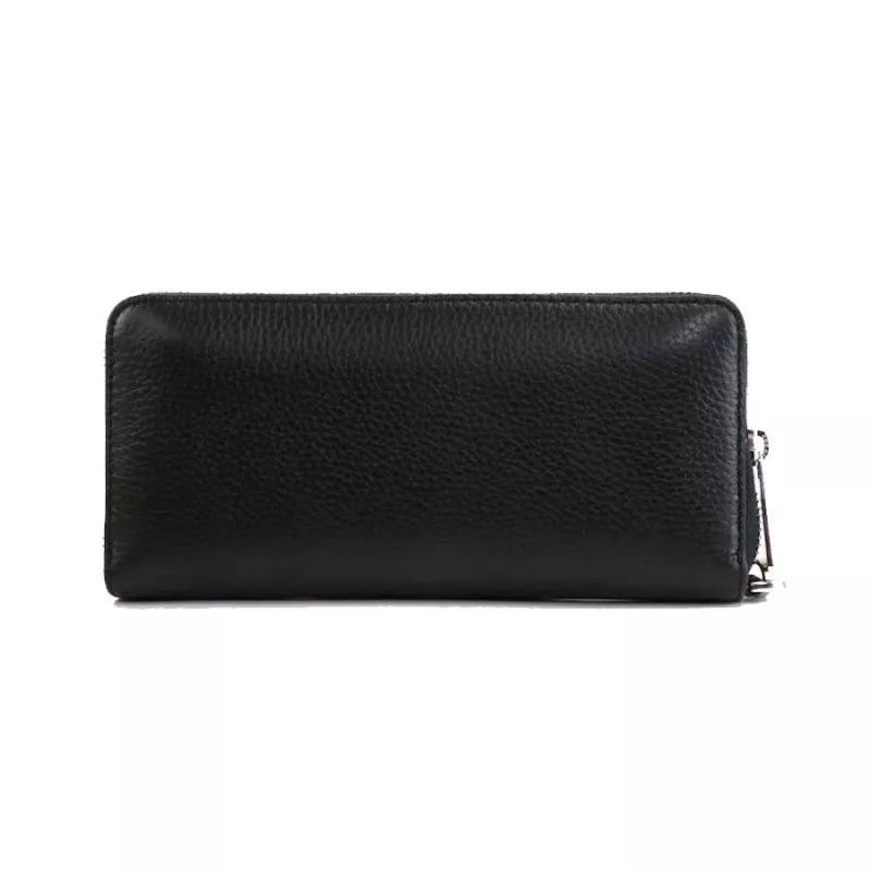Michael Kors moteriška Jet Set Travel Continental piniginė Saffiano oda juoda 35F7STVE7LBLK