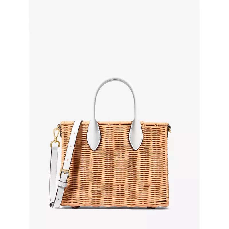Michael Kors moteriškas Jet Set Travel crossbody krepšys 35T4G7ZC5WOPT - Signature Canvas, aukso spalvos apkaustai