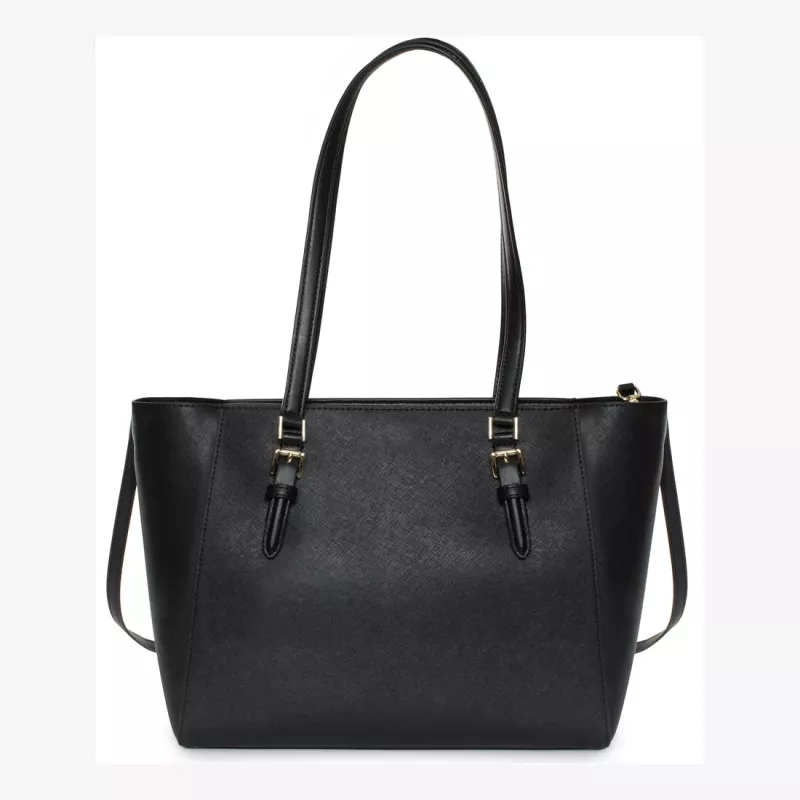 MICHAEL KORS moteriškas Jet Set Travel didelis Saffiano odos tote krepšys 35R3GCFT3TBLA juodas