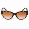 Michael Kors moteriški akiniai nuo saulės MK-2254U - kvadratinis acetatinis rėmelis su UV400 apsauga