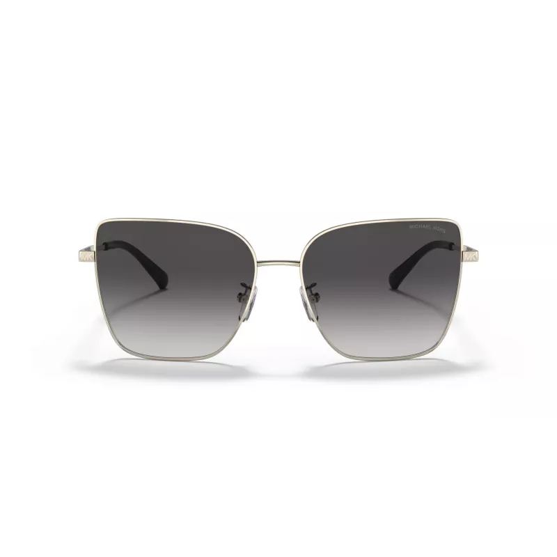 Michael Kors Women's MK1108 Aviator Sunglasses Light Gold Grey Gradient 57mm