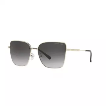 Michael Kors Women's MK1108 Aviator Sunglasses Light Gold Grey Gradient 57mm