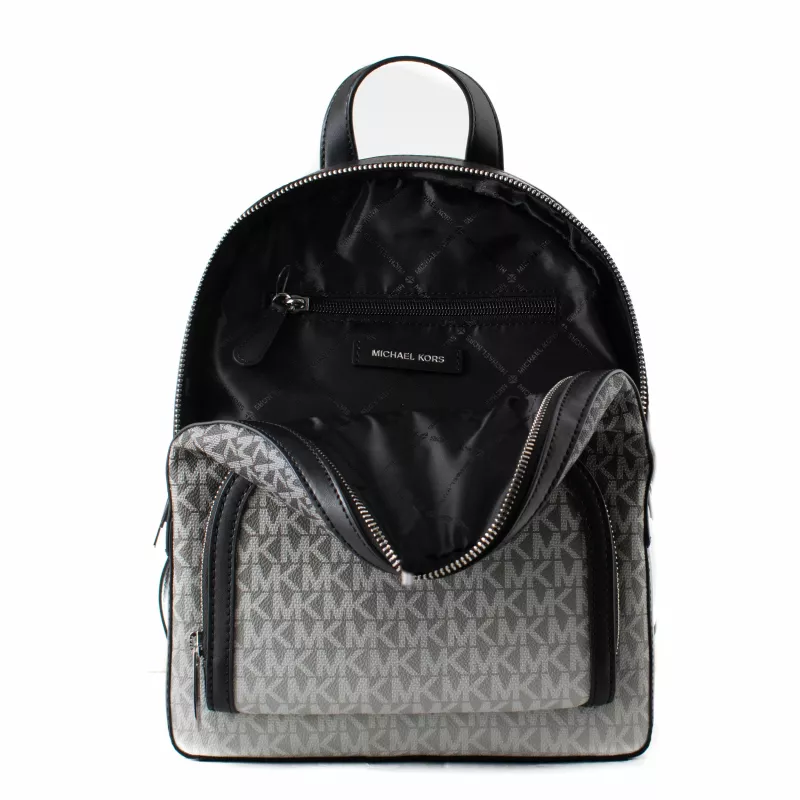 Michael Kors Women's Rhea Backpack 28x23x10 cm Black Signature Canvas