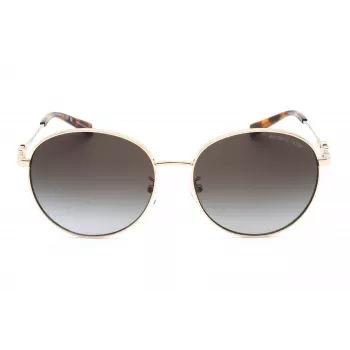 Michael Kors moteriški akiniai nuo saulės MK1119-10148G kvadratiniai permatomi pilki rėmeliai pilki gradientiniai lęšiai 57/16/140 mm