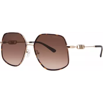 Michael Kors moteriški akiniai nuo saulės MK1127J101413 šviesiai auksiniai pilotiniai aviatoriniai 59 mm