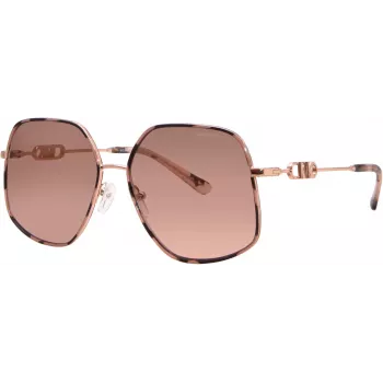 Michael Kors moteriški akiniai nuo saulės MK1127J110813 - Vėžlio kiauto acetato rėmelis, rudi gradientiniai lęšiai, 59 mm