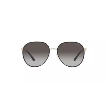 Michael Kors moteriški akiniai nuo saulės MK1128J10148G šviesiai auksiniai tamsiai pilki gradientiniai 58 mm