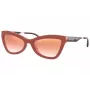 Michael Kors moteriški akiniai nuo saulės MK2132U39116F tamsaus vėžlio kiauto acetatas rudi gradientiniai lęšiai 55 mm