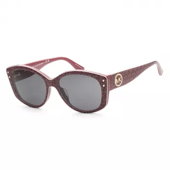 Michael Kors moteriški akiniai nuo saulės MK2175U392387 Tamsus vėžlio kiauto spalvos acetatinis kvadratinis rėmelis Rudi gradientiniai lęšiai 54/14/140 mm
