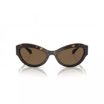 Michael Kors moteriški akiniai nuo saulės MK2198-300673, tamsaus vėžlio kiauto acetato rėmelis, rudi gradientiniai lęšiai, 59 mm