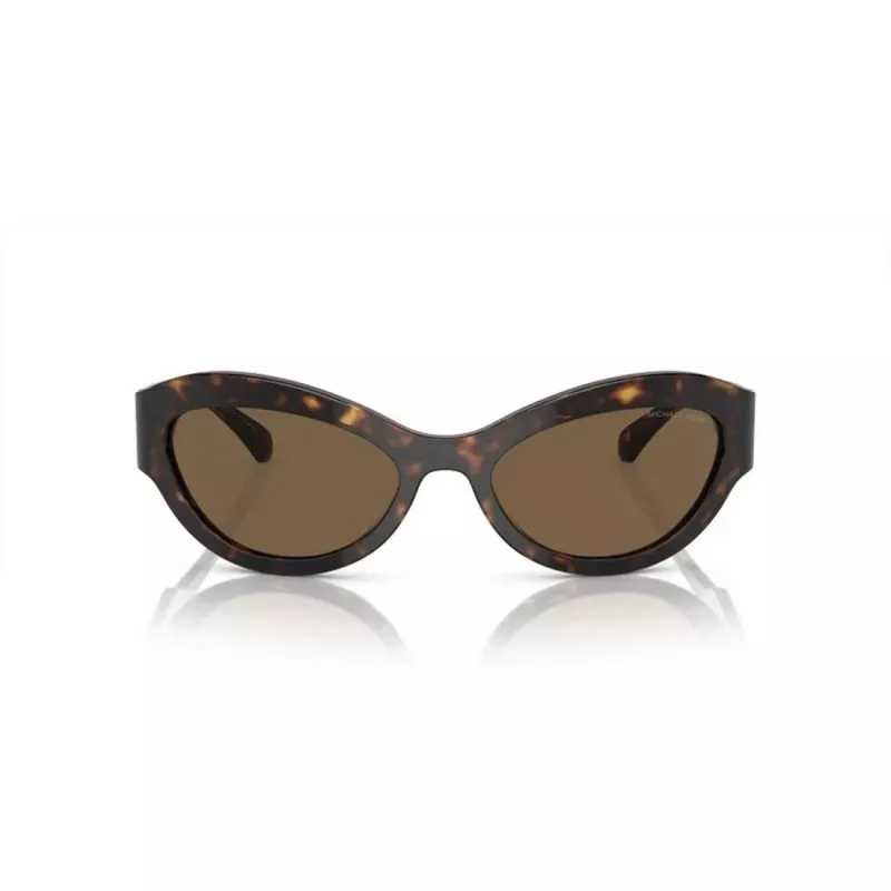 Michael Kors moteriški akiniai nuo saulės MK2198-300673, tamsaus vėžlio kiauto acetato rėmelis, rudi gradientiniai lęšiai, 59 mm