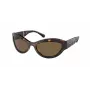 Michael Kors moteriški akiniai nuo saulės MK2198-300673, tamsaus vėžlio kiauto acetato rėmelis, rudi gradientiniai lęšiai, 59 mm