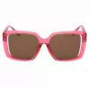 Michael Kors moteriški akiniai nuo saulės MK2238UDRAGON, stačiakampis acetatinis rėmelis, 55 mm