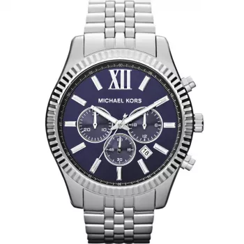 Michael Kurz Vyriškas Chronografinis Laikrodis MK8280 45mm Nerūdijantis Plienas Mėlynas Ciferblatas