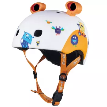 Micro Helmet Panda M dydžio – vaikų daugiasportinis šalmas su LED šviesa