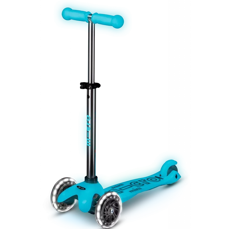 Micro Mini Deluxe Glow LED Scooter Icy Lime