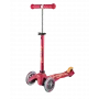 Micro Mini Deluxe paspirtukis Red 3 ratų spyruoklinis paspirtukis vaikams nuo 2 iki 5 metų