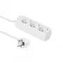 MICROCONNECT 3 krypčių Schuko lizdas 1.5m baltas
