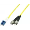 MicroConnect LC/PC į ST/PC 10m 9/125 vienmodis dvipusis šviesolaidinis jungiamasis laidas