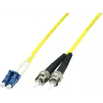 MicroConnect LC/PC į ST/PC 10m 9/125 vienmodis dvipusis šviesolaidinis jungiamasis laidas