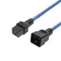 MicroConnect MC-C19C20LOCK-1M-B fiksuojantis IEC maitinimo laidas C20 į C19 1m juodas