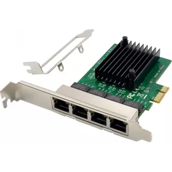 MicroConnect PCIe x1 Gigabit Ethernet tinklo plokštė RTL8111F MC-PCIEX1-RTL8111F-Q