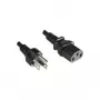 Microconnect PE010418JAPAN maitinimo kabelis NEMA 5-15P į IEC C13 1,8 m juodas