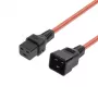 MICROCONNECT maitinimo laidas C19 IEC Lock - C20, 2m, juodos spalvos, 16A 250V, su fiksavimu IEC C20 į C19